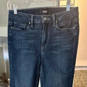 PAIGE Hoxton Ankle Jeans Dark Wash Skinny Size 27